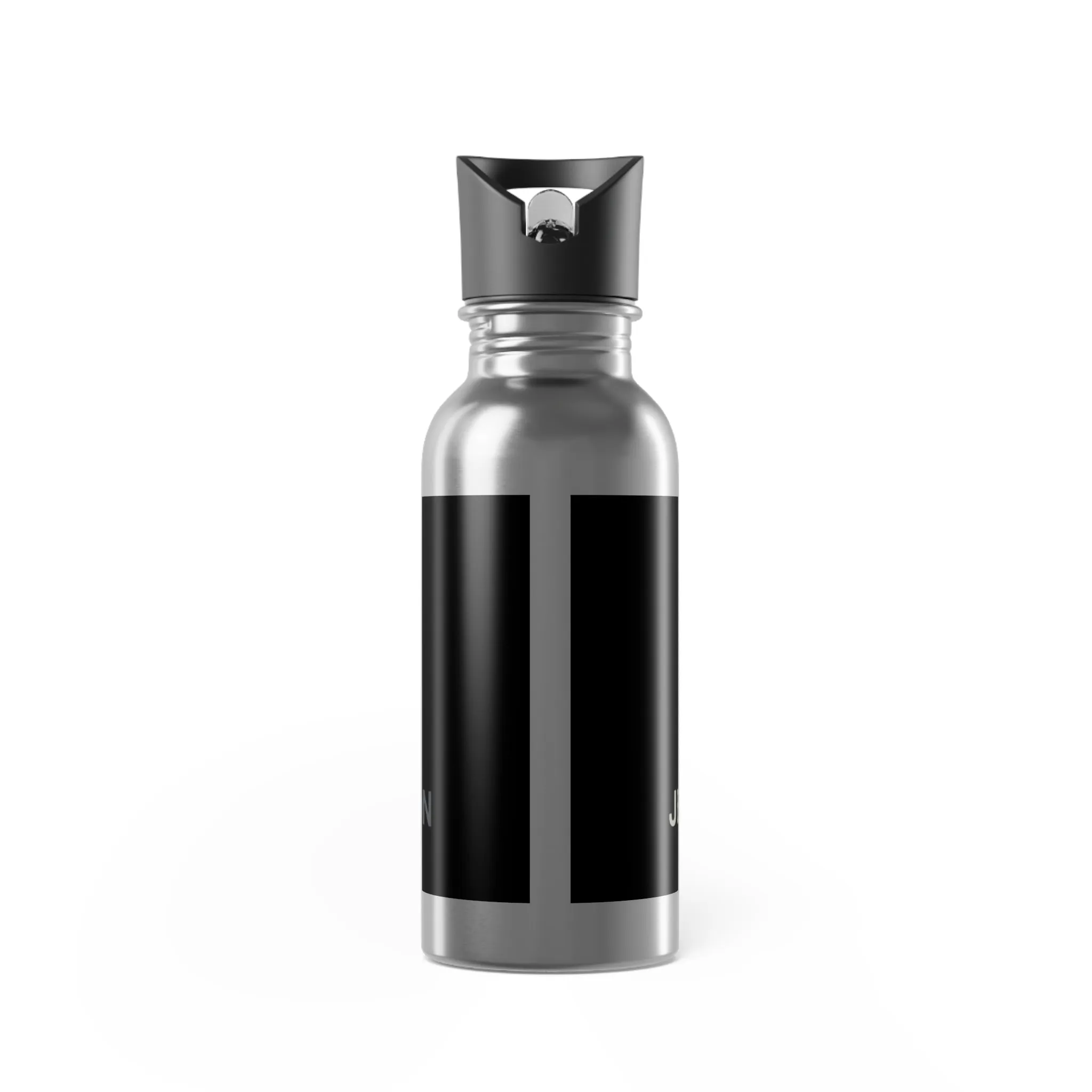 Stainless Steel Water Bottle With Straw, 20oz
